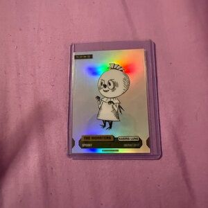 How2Work The Monsters Trading Card with Holographic Effect Spooky
